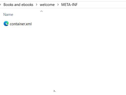 Screenshot of a meta-inf folder content.